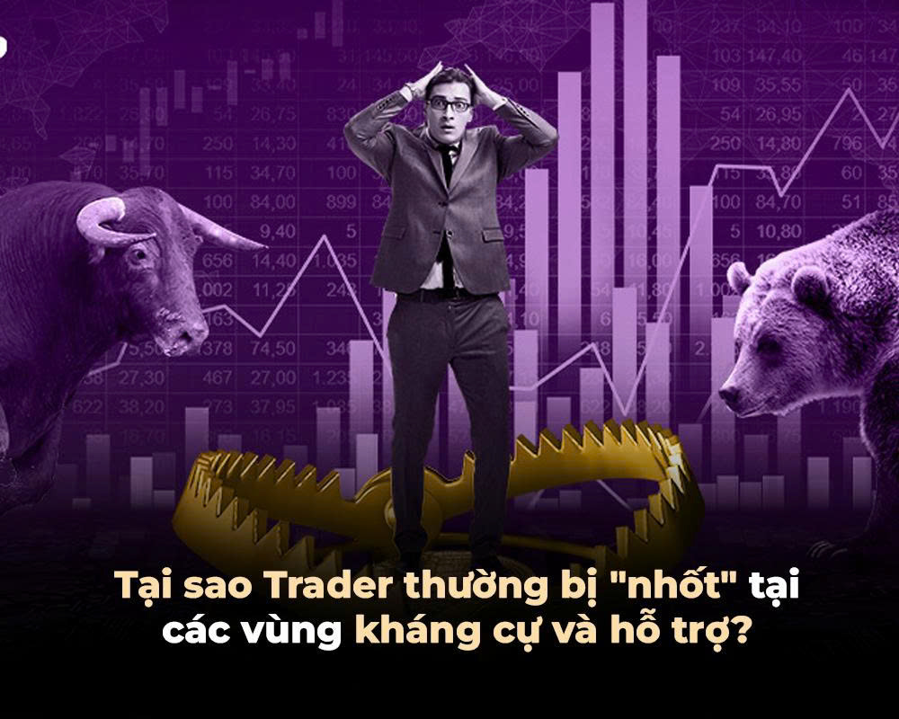 TẠI SAO TRADER THƯỜNG BỊ "NHỐT" TẠI CÁC VÙNG KHÁNG CỰ VÀ HỖ TRỢ?